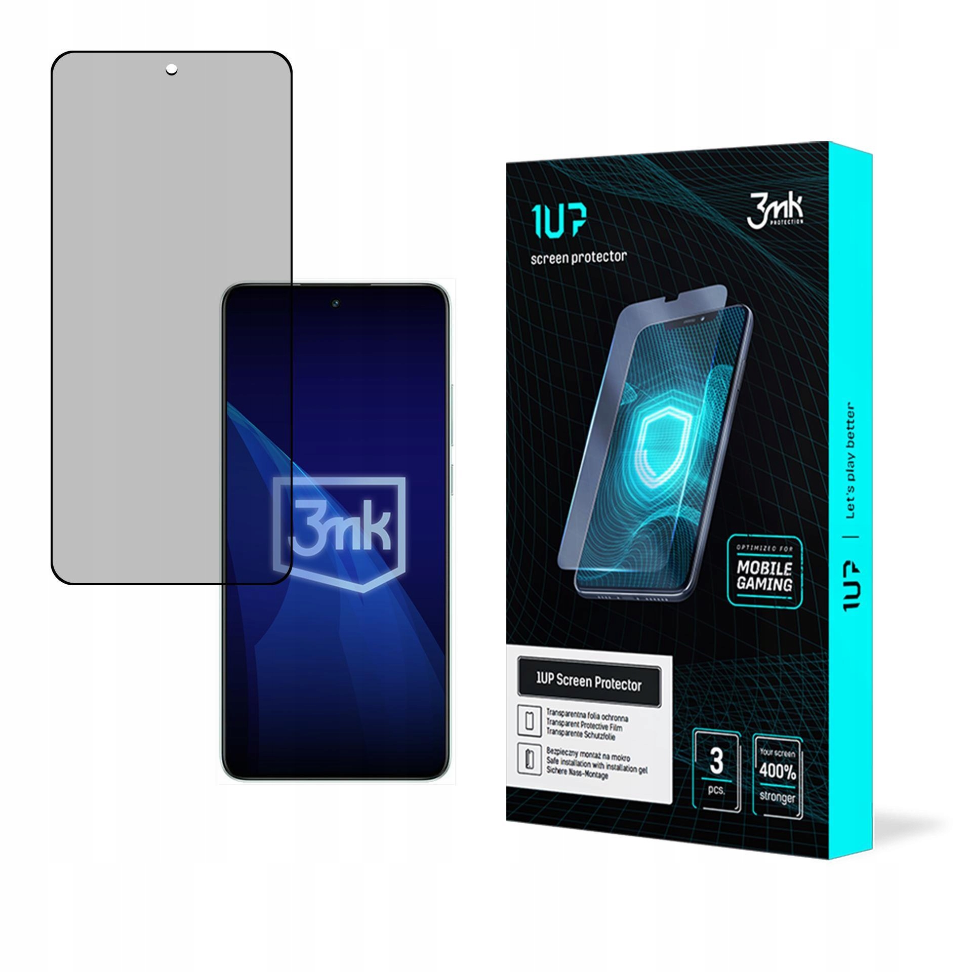 OPPO K12 PLUS - 3MK 1UP – Ochrona ekranu dla graczy