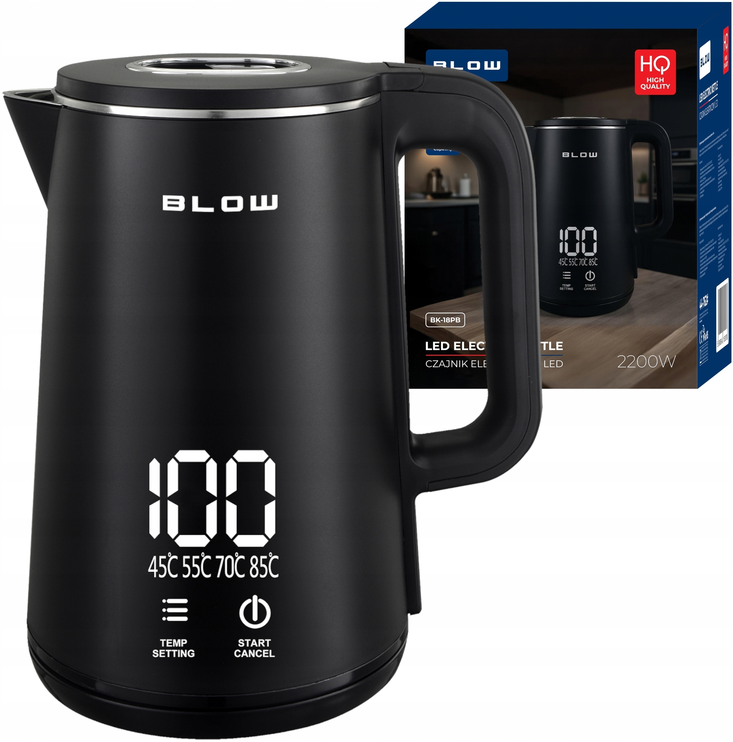 Czytelny wyświetlacz LED – kontrola temperatury w czasie rzeczywistym