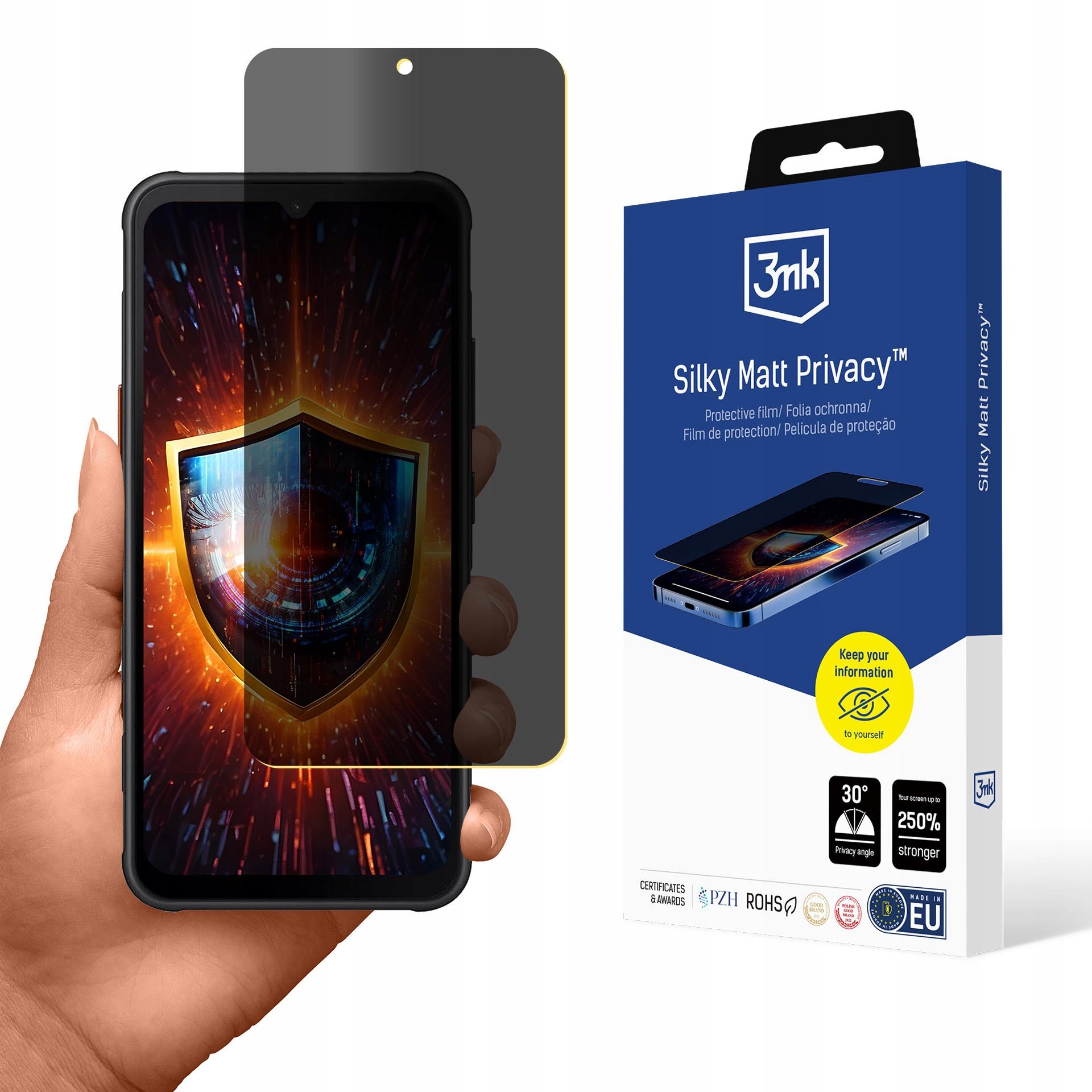 SAMSUNG GALAXY XCOVER 7 PRO - 3MK SILKY MATT PRIVACY – Ochrona i prywatność w jednym