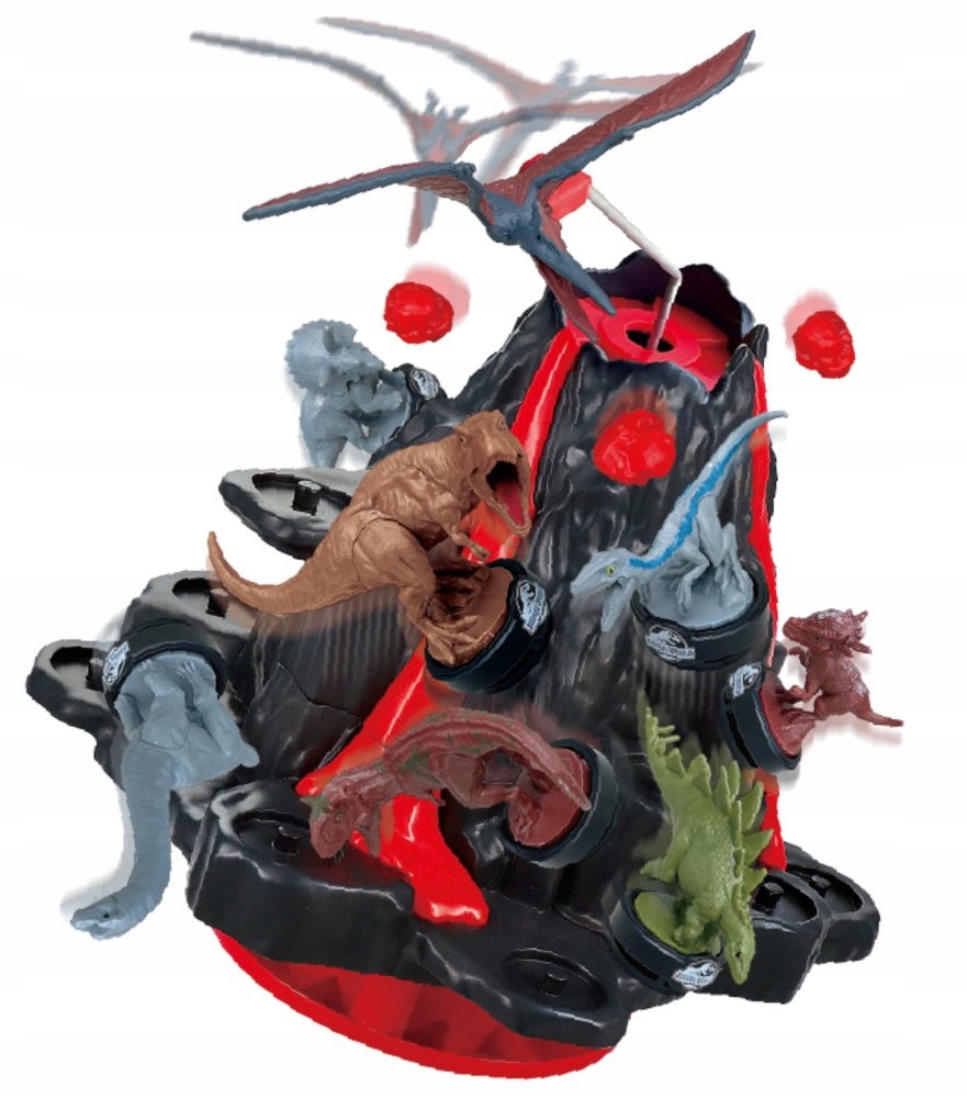 Trójwymiarowa plansza w kształcie wulkanu