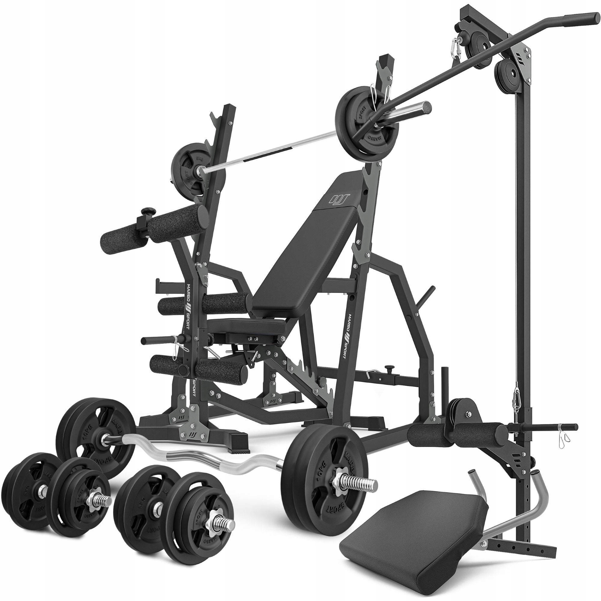 Zestaw MS36_2.0_113KG – Kompletny zestaw do treningu siłowego