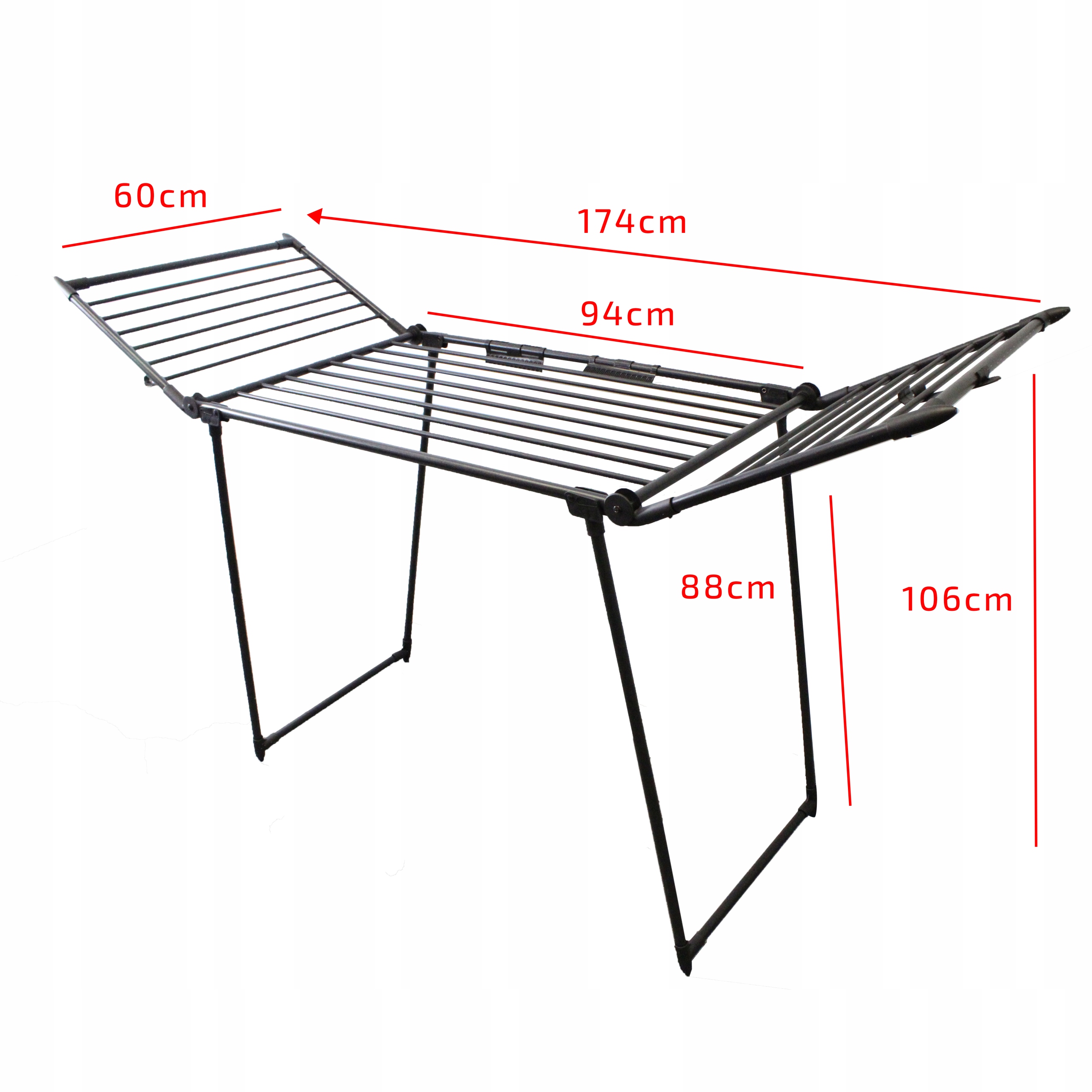 Kompaktowa konstrukcja i duża powierzchnia suszenia