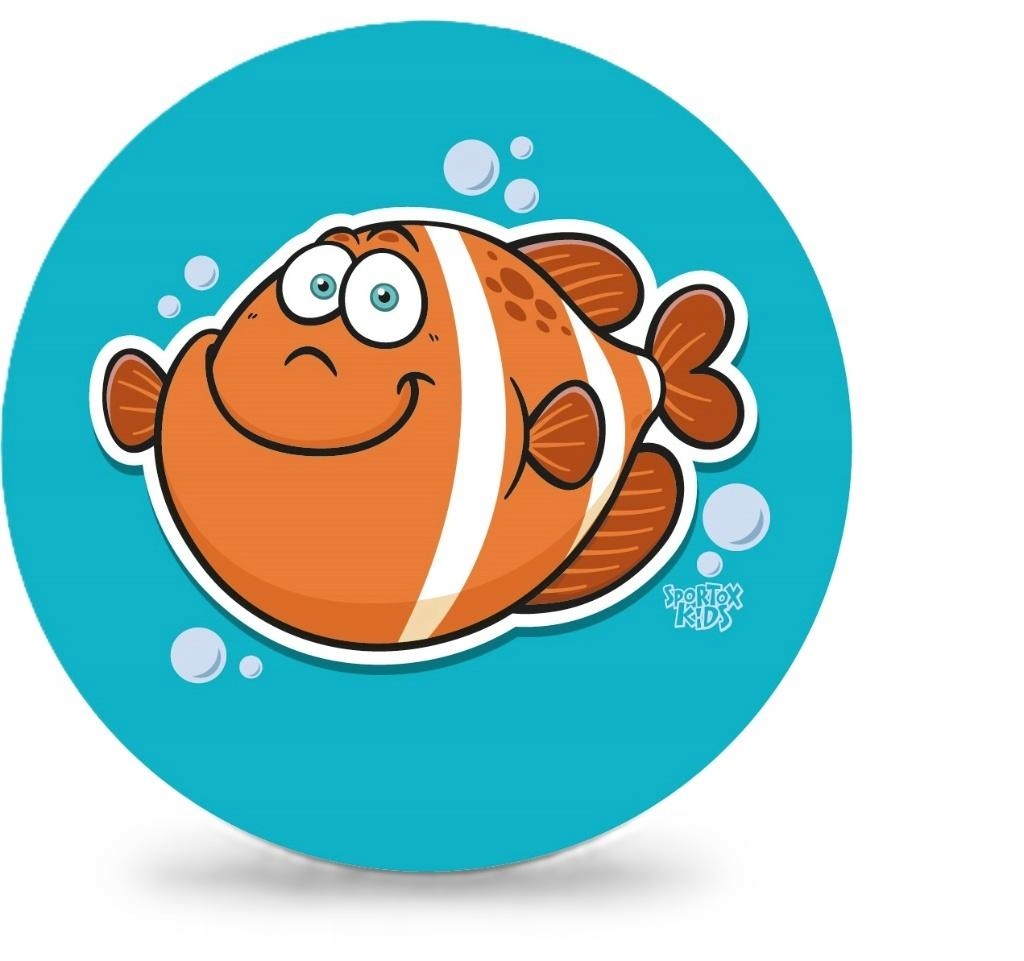 Kolorowy design z motywem rybki