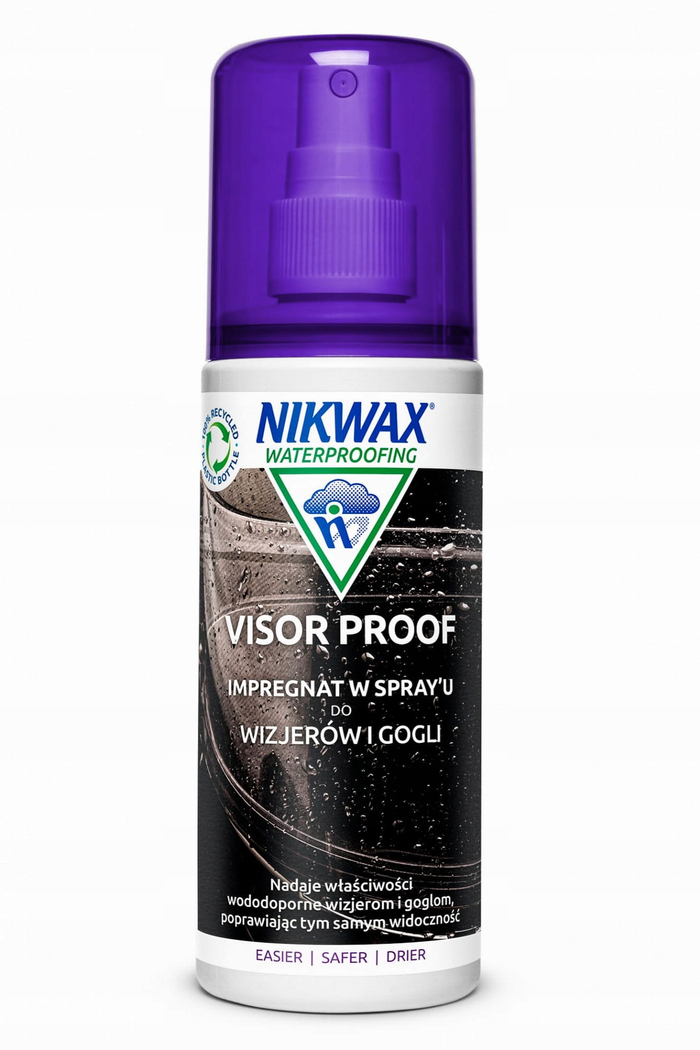 Właściwości impregnatu NIKWAX Visor Proof