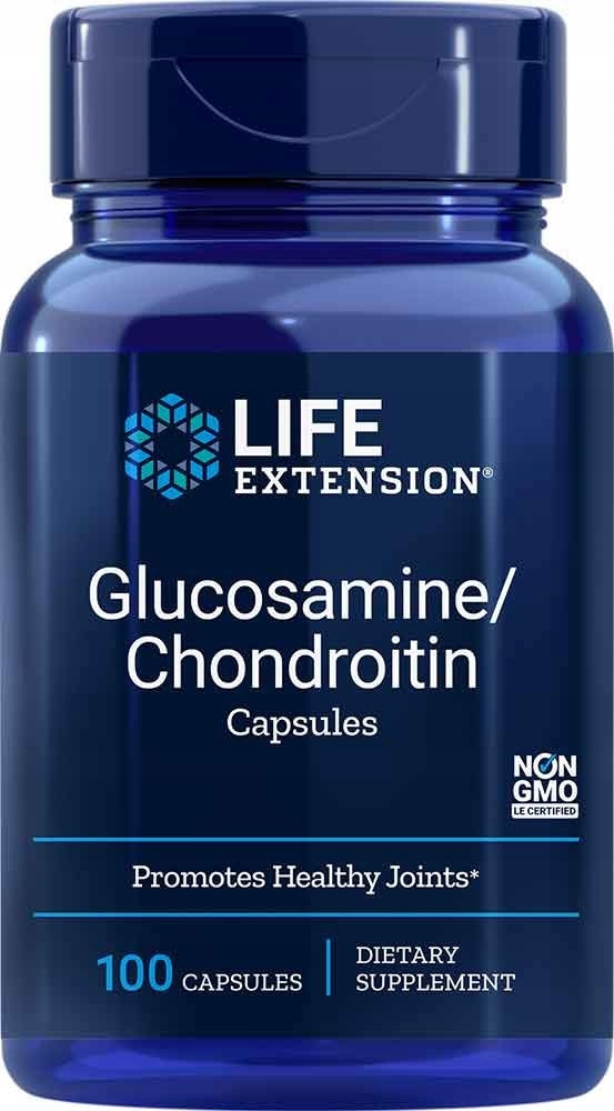 LIFE EXTENSION Glucosamine/Chondroitin Kapsułki EU – Wsparcie dla zdrowych stawów