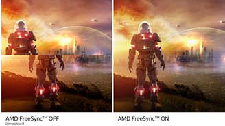 Płynna gra bez wysiłku dzięki technologii AMD FreeSync™