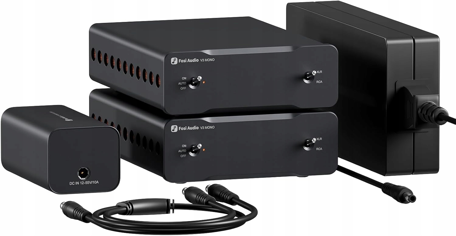 Fosi Audio V3 Mono 240W HiFi Wzmacniacz Klasy D – Doskonałe brzmienie dla audiofilów