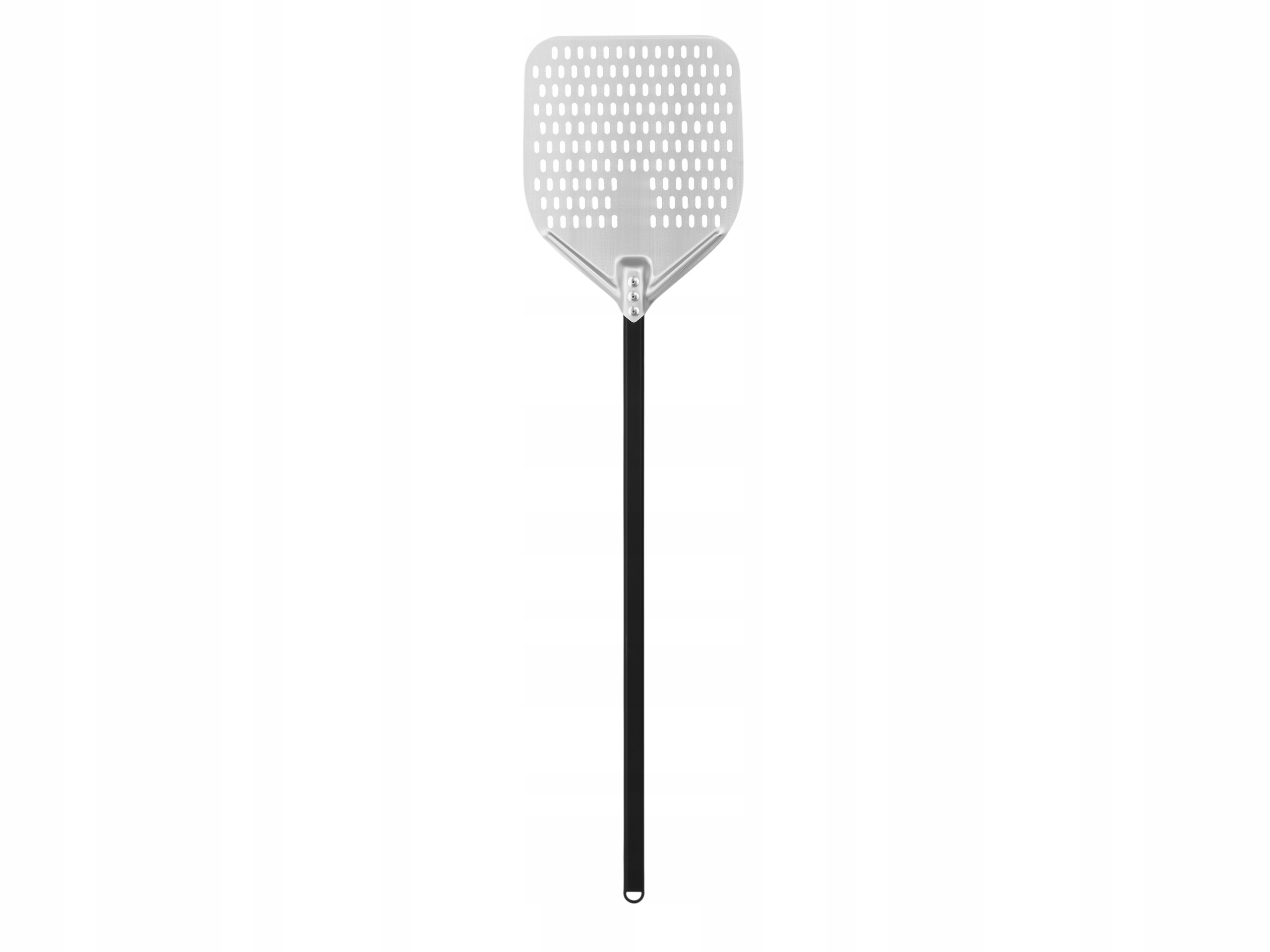 Perforowana łopata do pizzy ze stali nierdzewnej z aluminiowym uchwytem – Idealne narzędzie dla profesjonalnych kucharzy