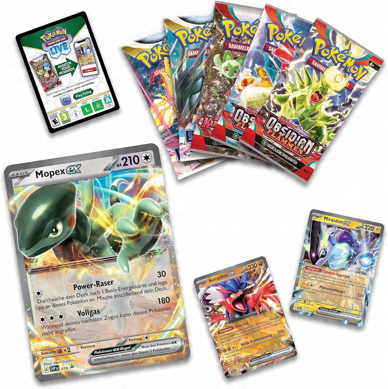 Karta kodowa do gry karcianej Pokémon na żywo