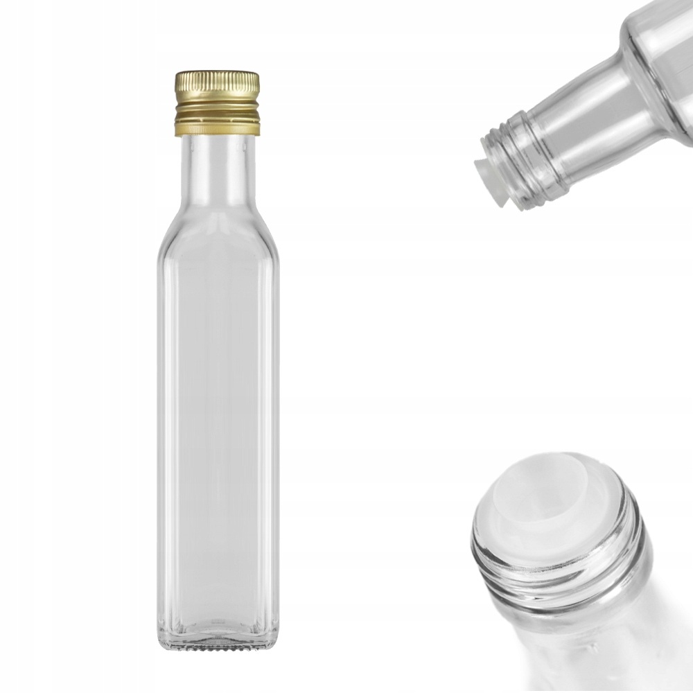 Butelka MARASCA Z DOZOWNIKIEM BEZBARWNA 250ml – Elegancja i funkcjonalność w Twojej kuchni