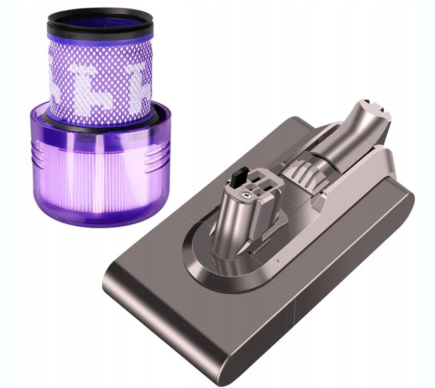 Filtr + zamiennik baterii, akumulator do odkurzacza Dyson V11 V15 SV46 SV47 – Wydajność i wygoda sprzątania