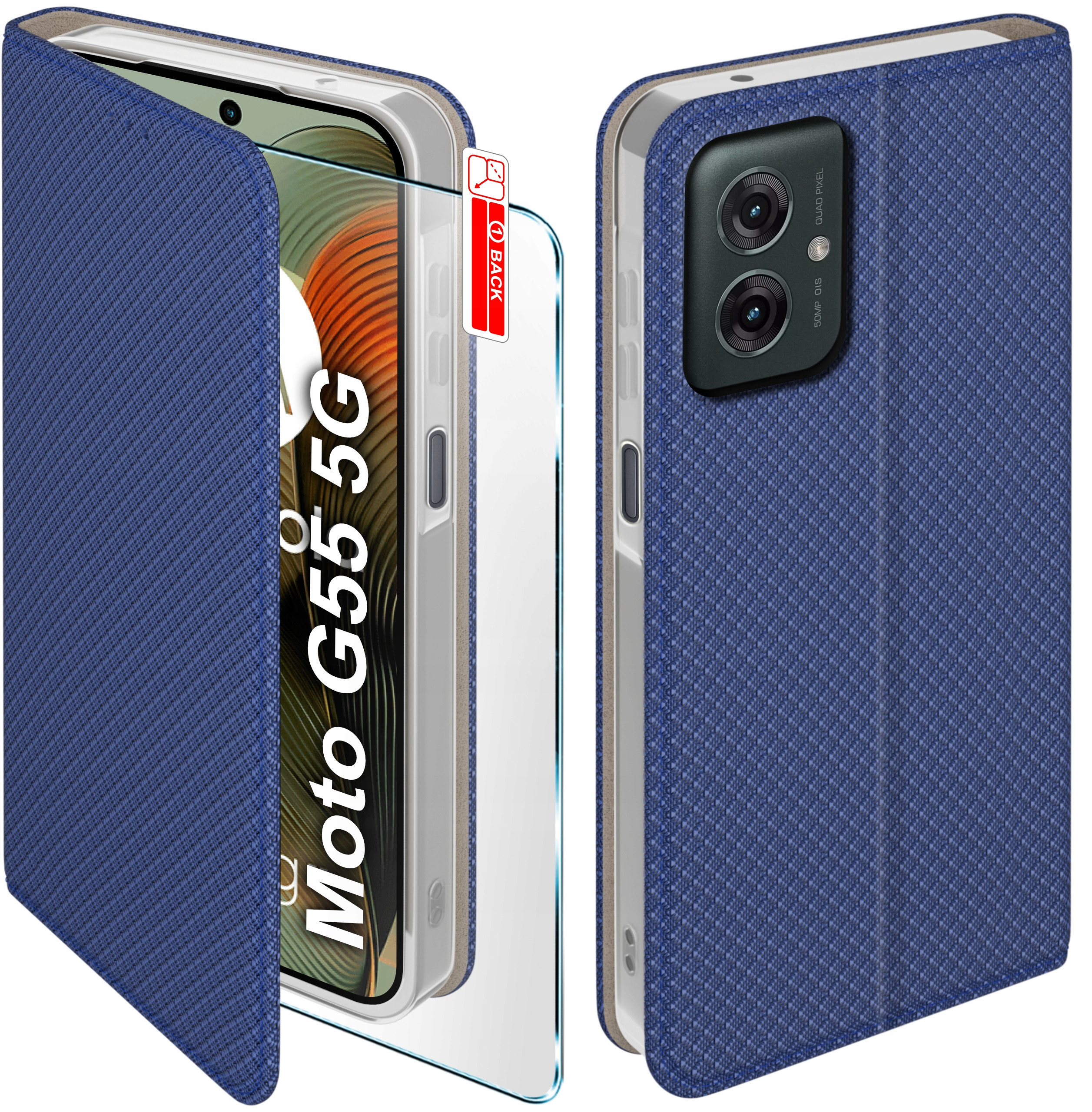 Etui do Motorola Moto G55 5G SMART MAGNET CASE PORTFEL – Ochrona i styl w jednym