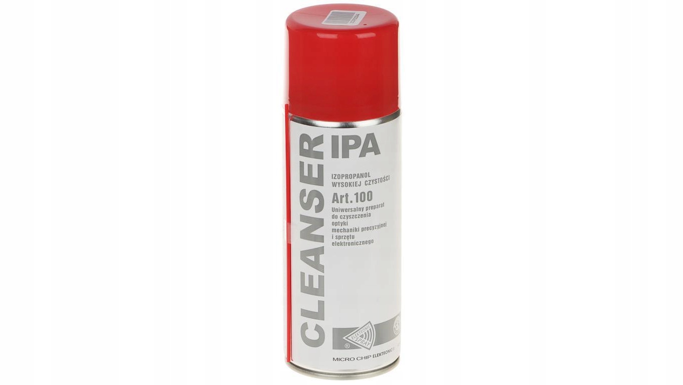 Alkohol Izopropylowy CLEANSER-IPA/400 SPRAY 400 ml – Doskonałe rozwiązanie do czyszczenia