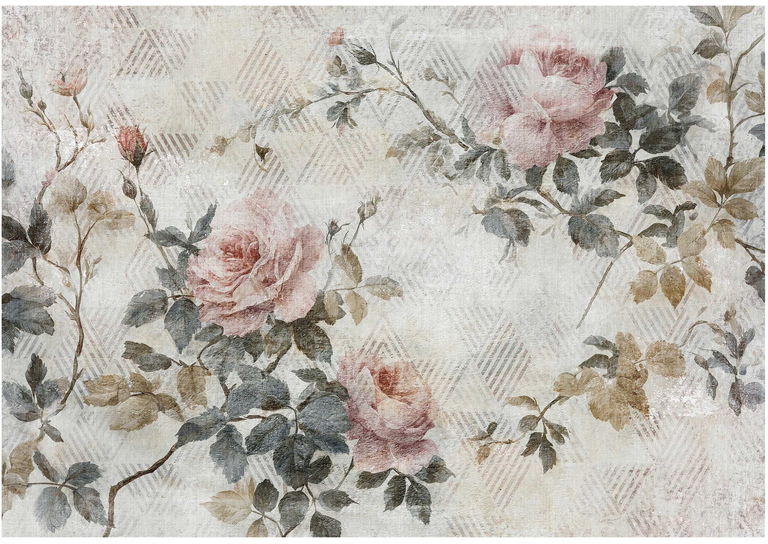 Fototapeta Na Flizelinie Kwiaty Beton Do Sypialni Salonu 312x219 – Nowoczesna dekoracja wnętrz