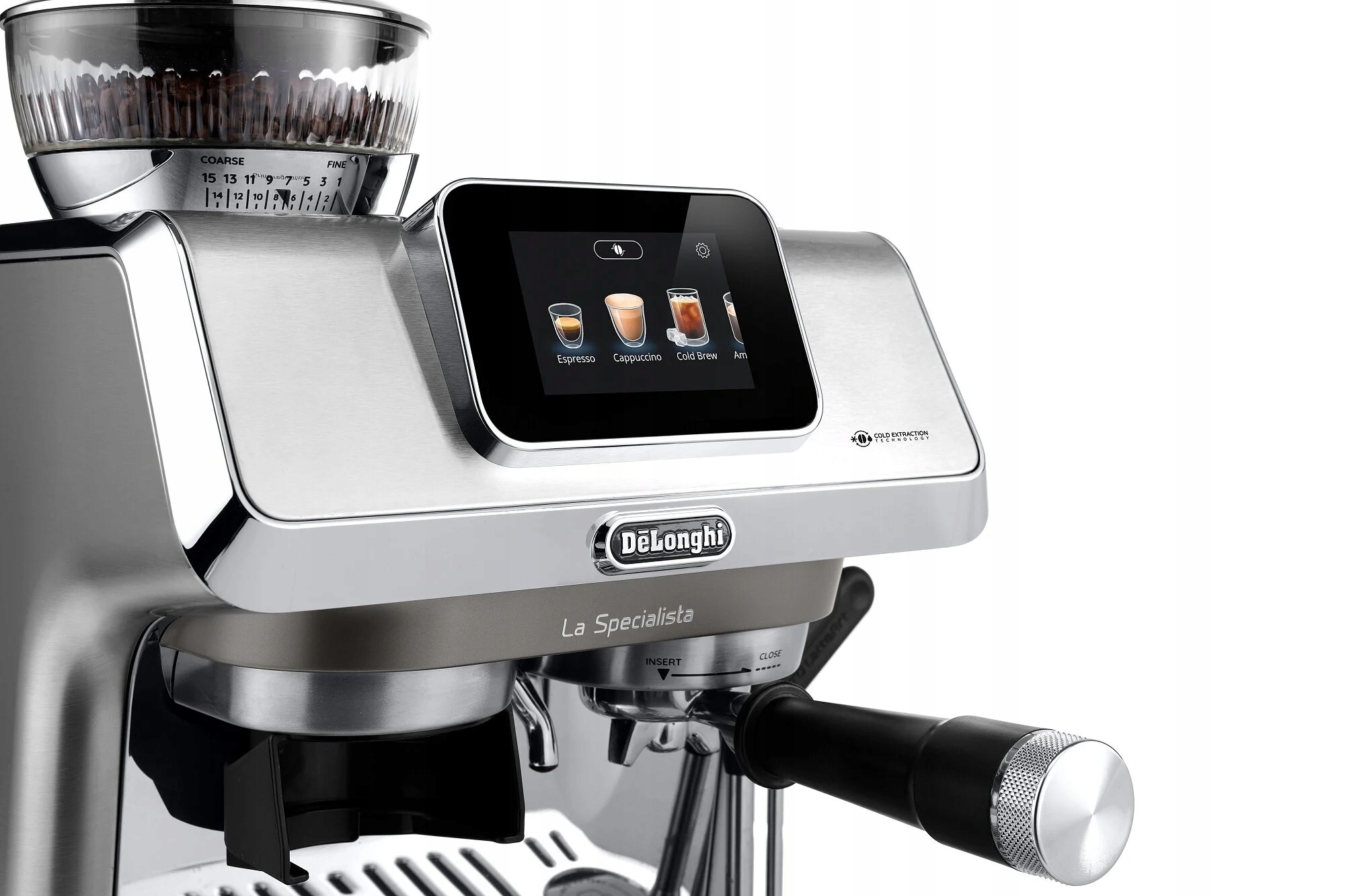 Wbudowany młynek ze stali nierdzewnej – idealne mielenie ziaren