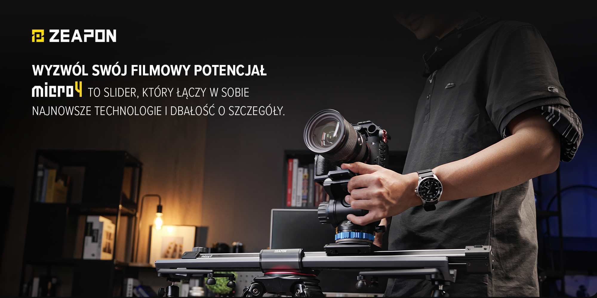 Slider Zeapon Micro 4 M700 - Wyzwól swój filmowy potencjał