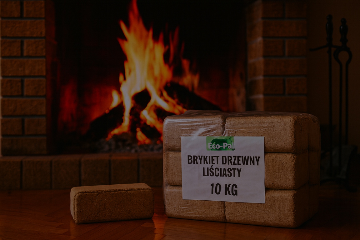 Brykiet liściasty RUF 10kg – paliwo do Twojego domu