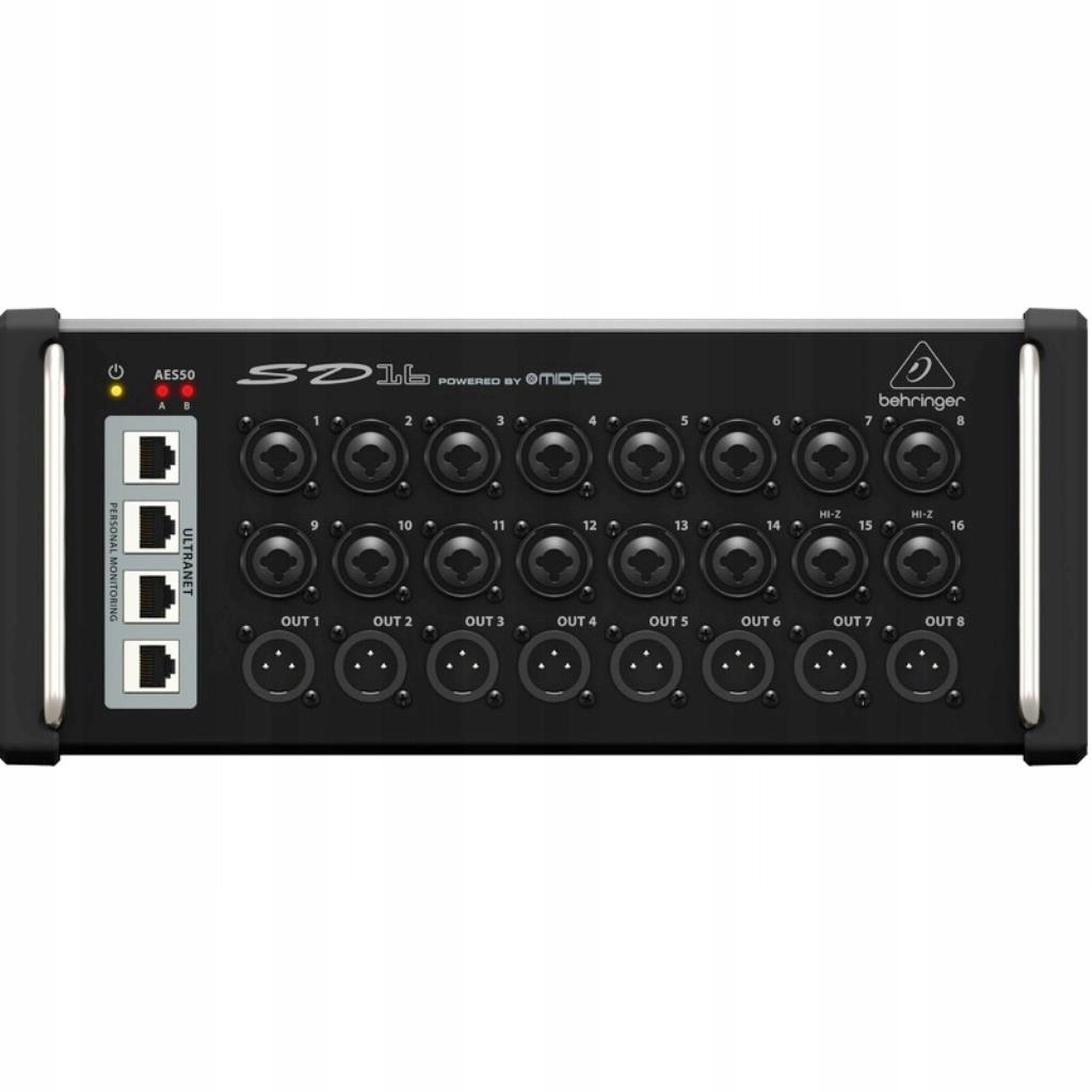 Behringer SD16 – Innowacyjny stagebox z 16 przedwzmacniaczami Midas