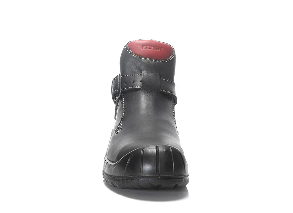 Doskonała przyczepność – Grubo rzeźbiona podeszwa GUMOWA/PU SAFETY-GRIP