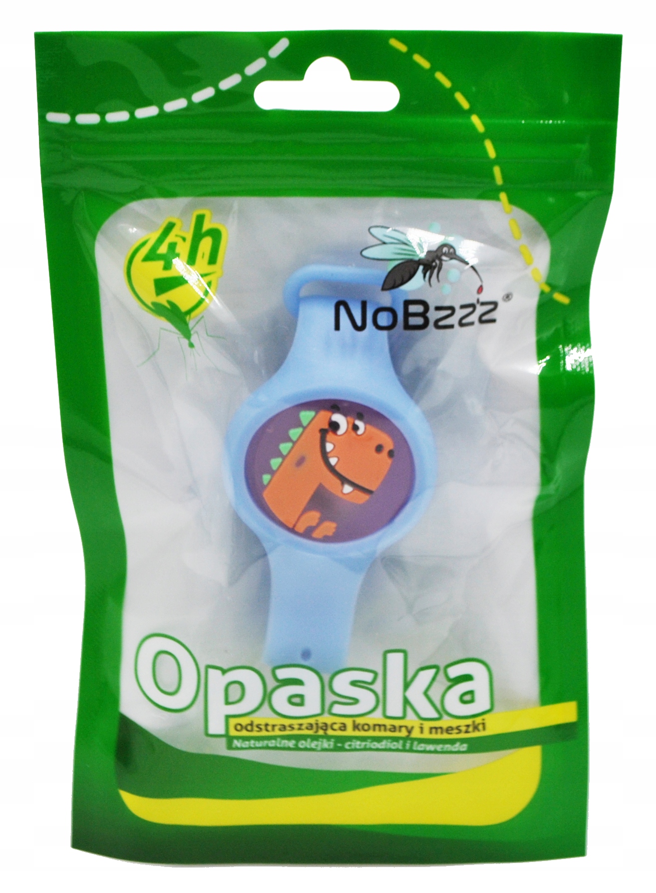 NoBzzz OPASKA NA KOMARY i MESZKI DLA DZIECI Dino1 – Naturalna ochrona przed owadami