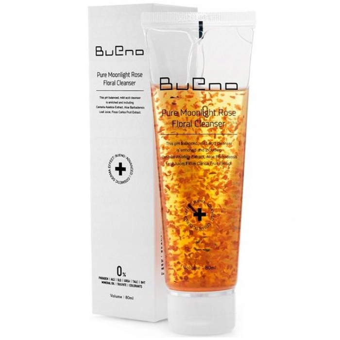 Bueno Pure Moonlight Rose – Żel do mycia twarzy z płatkami róży