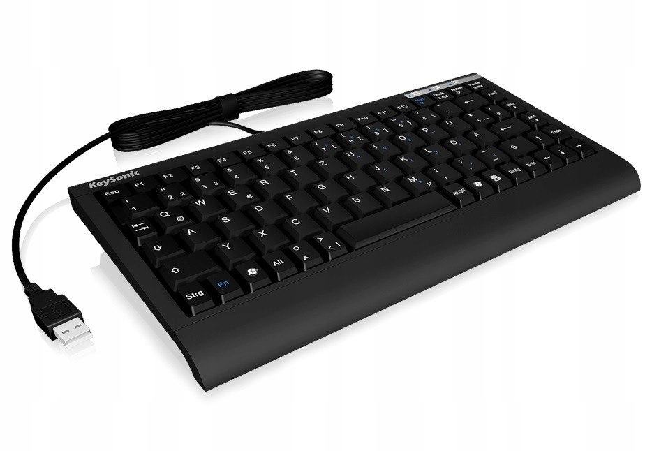 Mini Przewodowa Klawiatura KeySonic ACK-595C+ – Kompaktowe rozwiązanie dla każdego biura