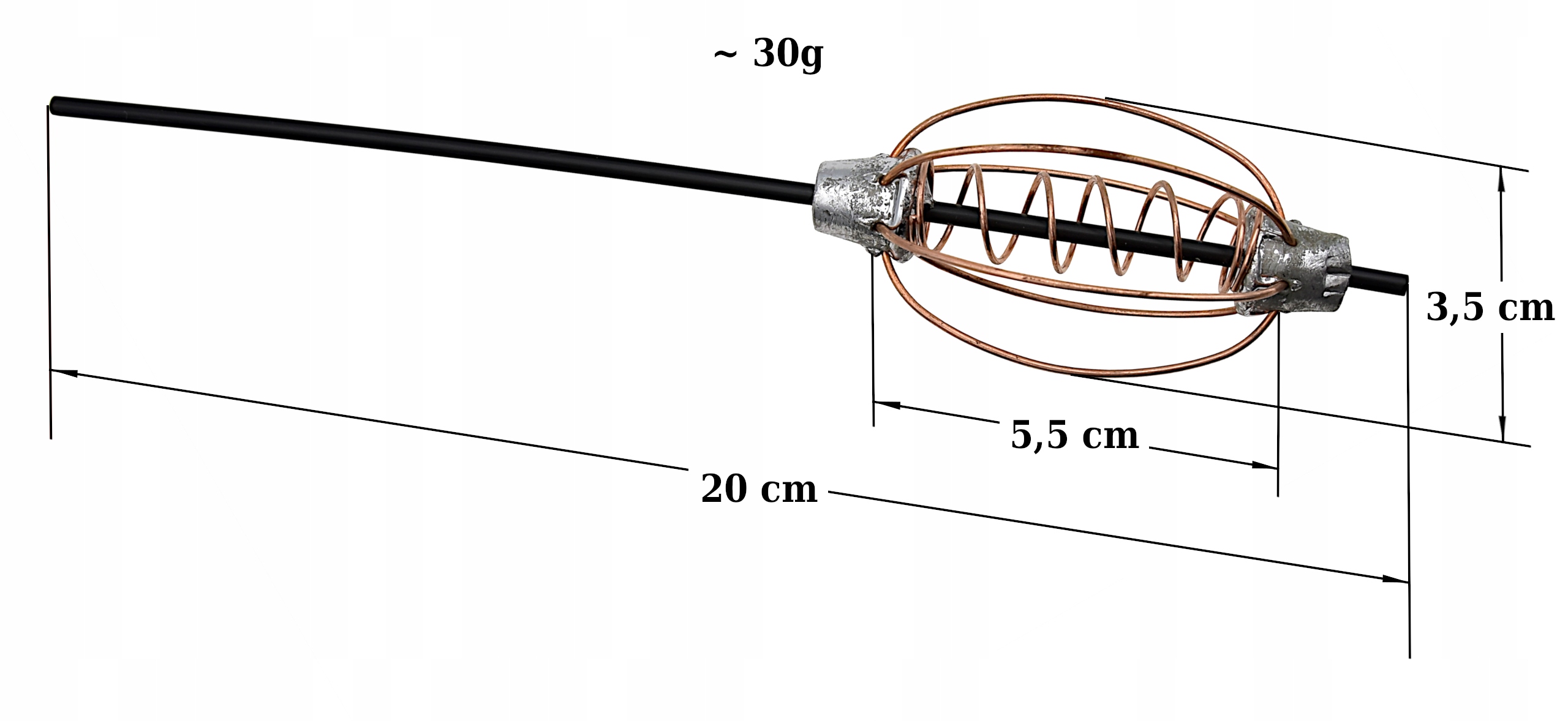 Wymiary sprężyny: długość, średnica i długość rurki