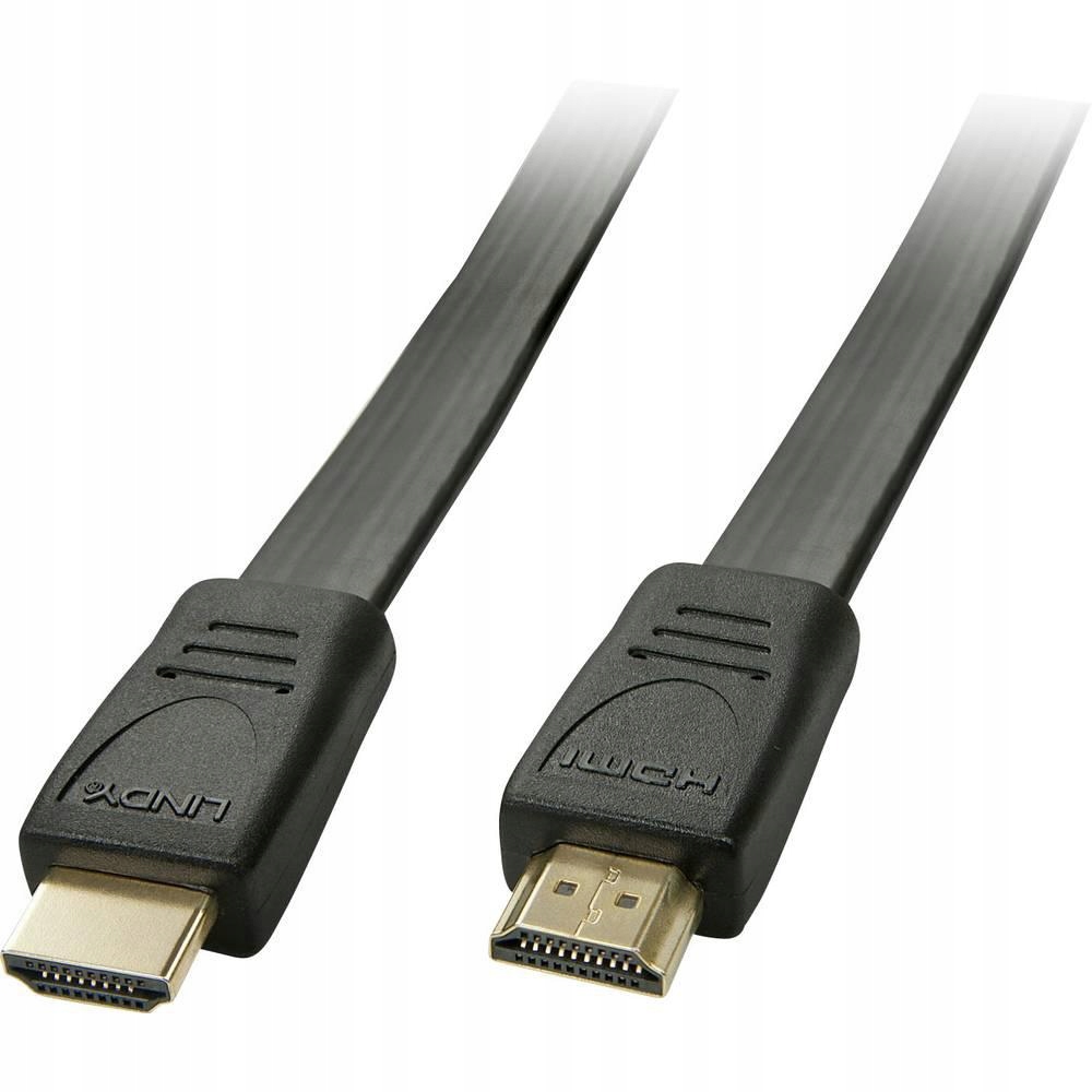 Płaska konstrukcja kabla HDMI – Łatwy montaż i estetyka