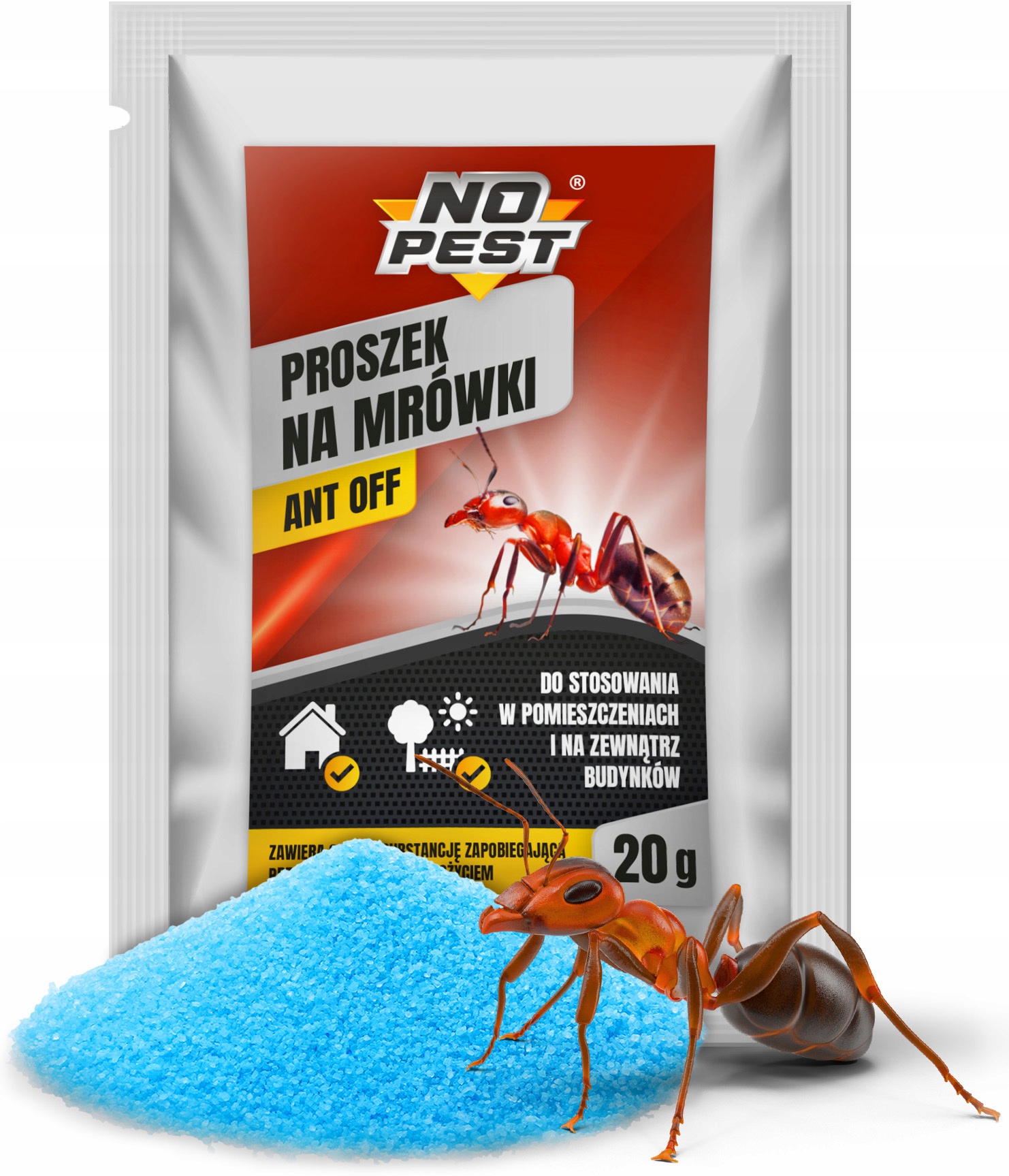 Odstraszacze owadów Proszek na Mrówki 20g Trutka Granulat – Skuteczna ochrona przed mrówkami