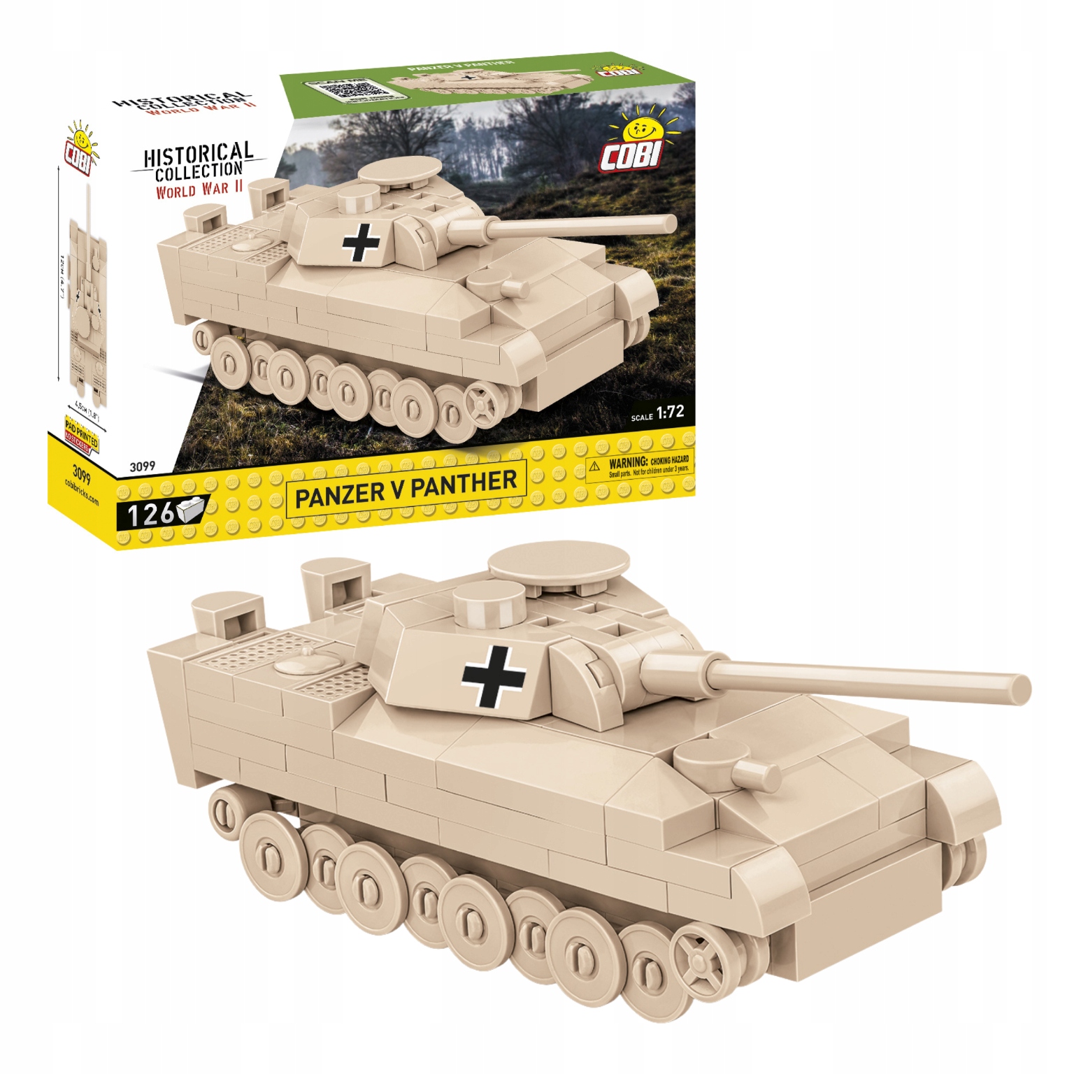 Klocki Cobi 3099 Czołg Panzer V Panther – Idealna zabawa dla małych konstruktorów