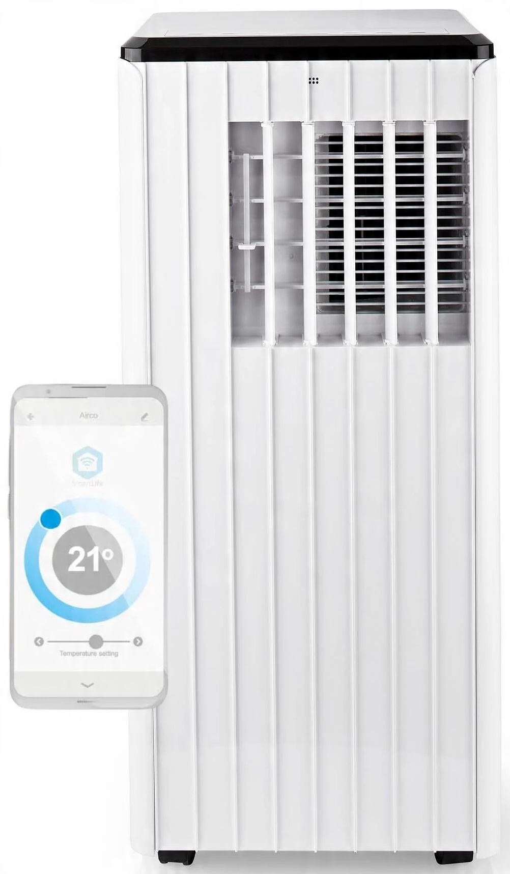 Klimatyzator przenośny Nedis Smartlife WIFIACMB3WT9 – Komfort w każdym pomieszczeniu