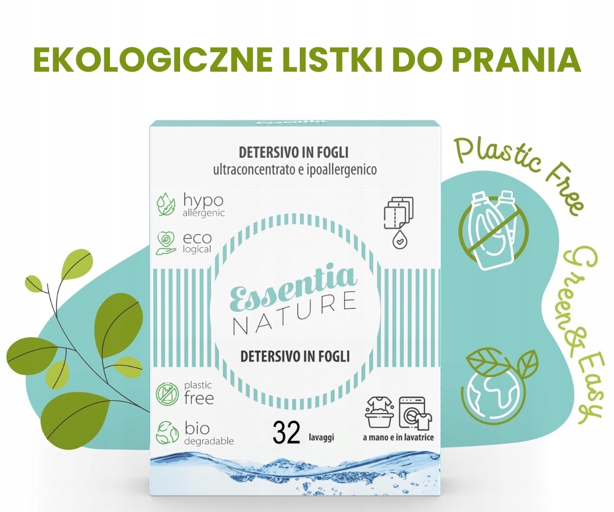 Essentia Nature, Listki do prania – pranie dla Twojej rodziny