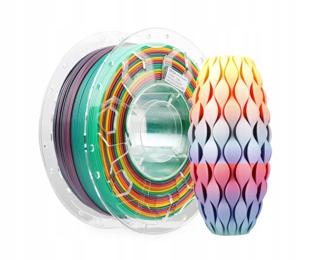 Filament Creality PLA 1kg 1,75mm Tęczowy – Idealny do druku 3D