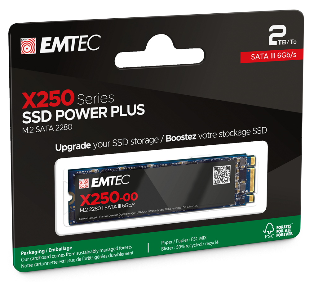 Emtec X250 2 TB M.2 SATA III – Wydajność i nowoczesność w Twoim komputerze