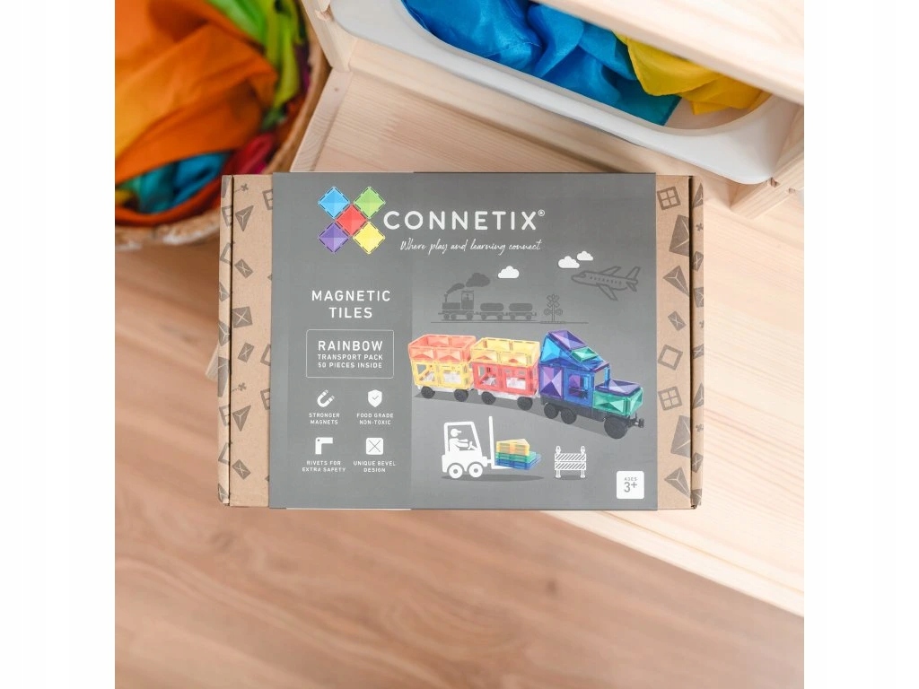 Zestaw 50 elementów do budowy pojazdów