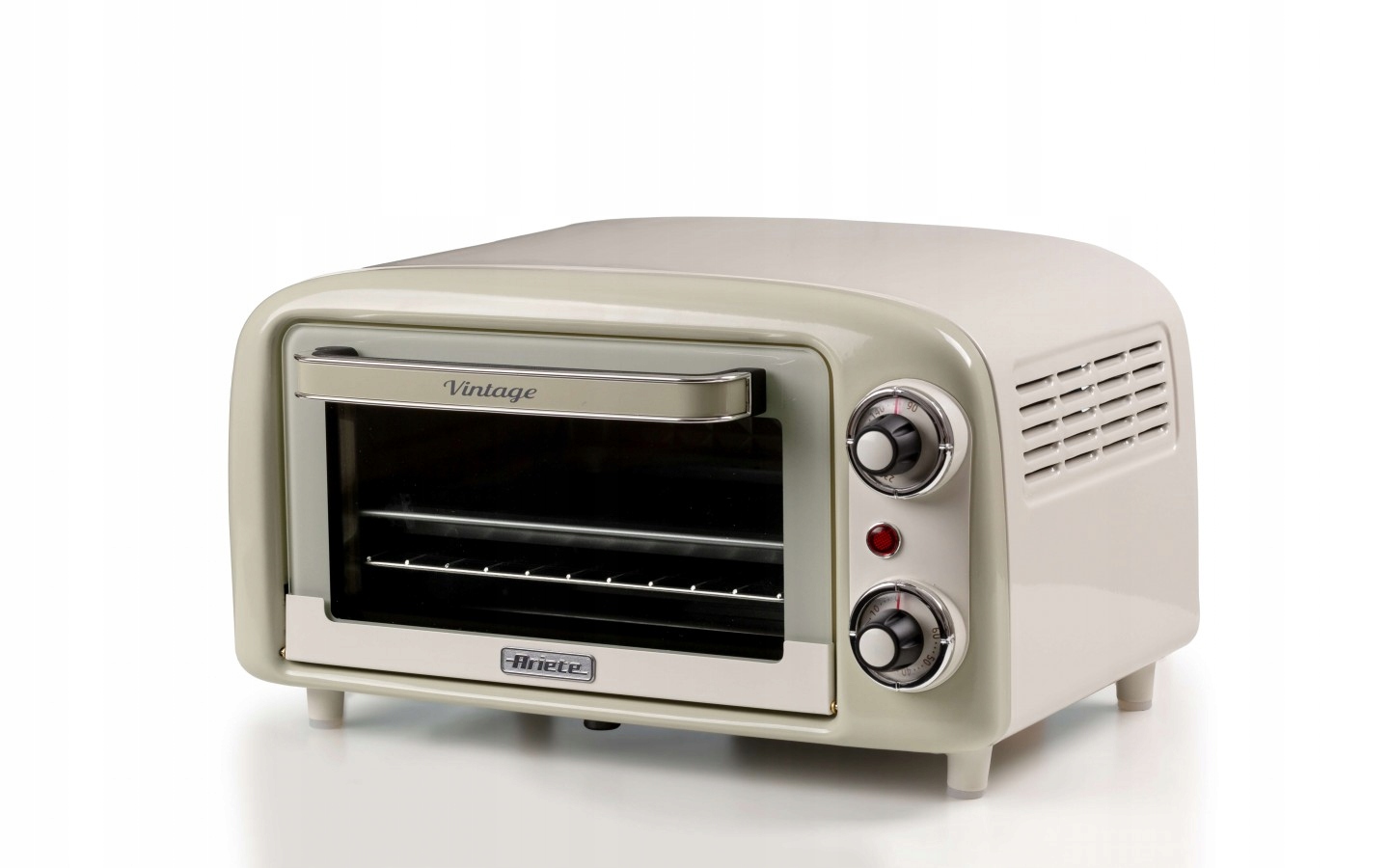 Ariete Ofen10 Liter beige – Mini piekarnik w stylu retro