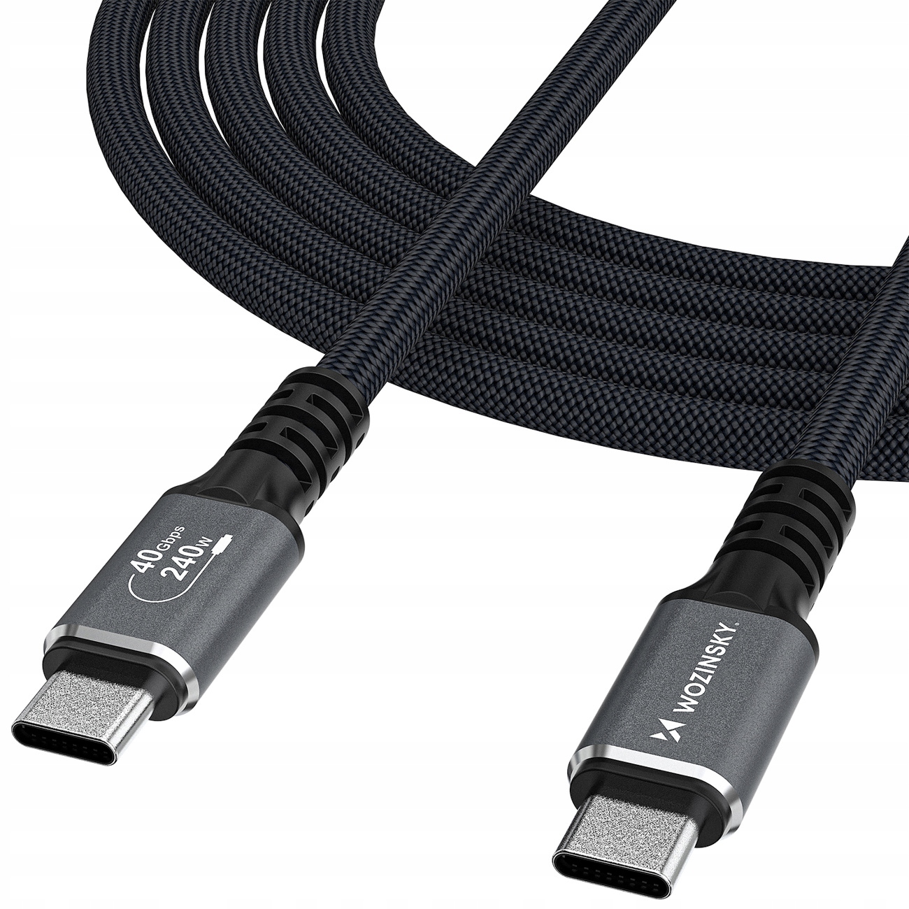 Kabel Wozinsky WPS-UY41S USB-C Thunderbolt 4 240W 1m 4K - Wysoka jakość i wszechstronność