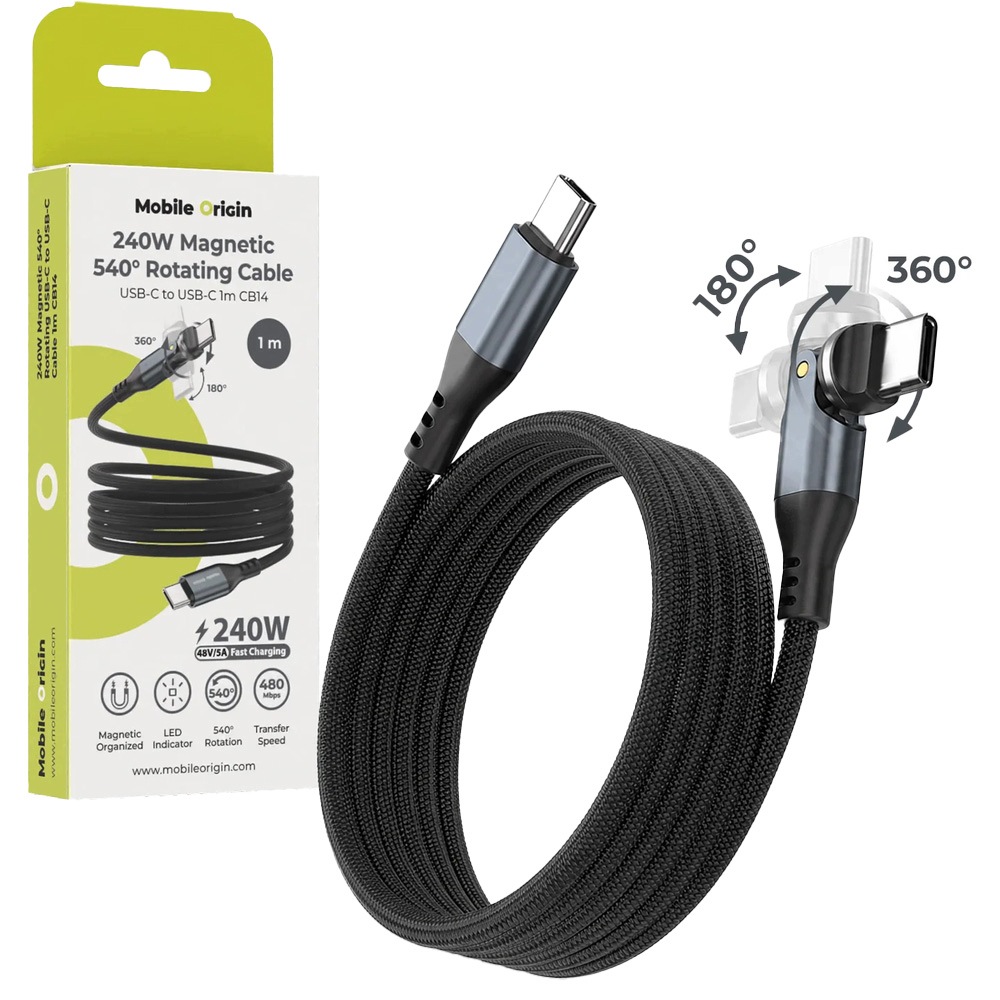 Kabel USB-C Mobile Origin 240W – Wydajność i wszechstronność w jednym
