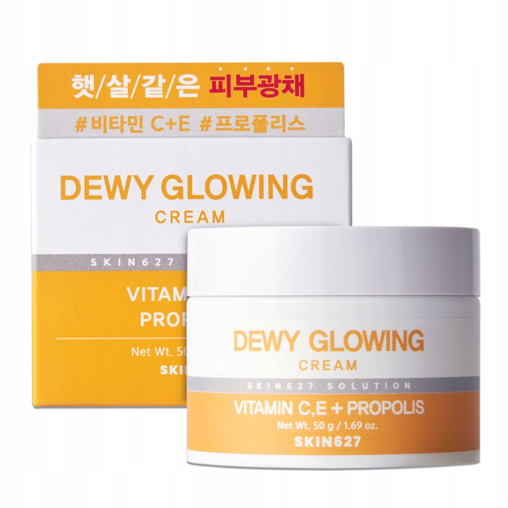 SKIN627 Dewy Glowing Vitamin C krem do twarzy na dzień i na noc – Odkryj blask swojej skóry