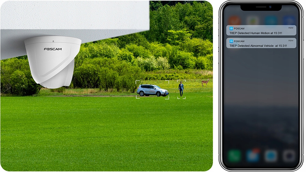 Inteligentne funkcje monitorowania – Wykrywanie ruchu i ludzi