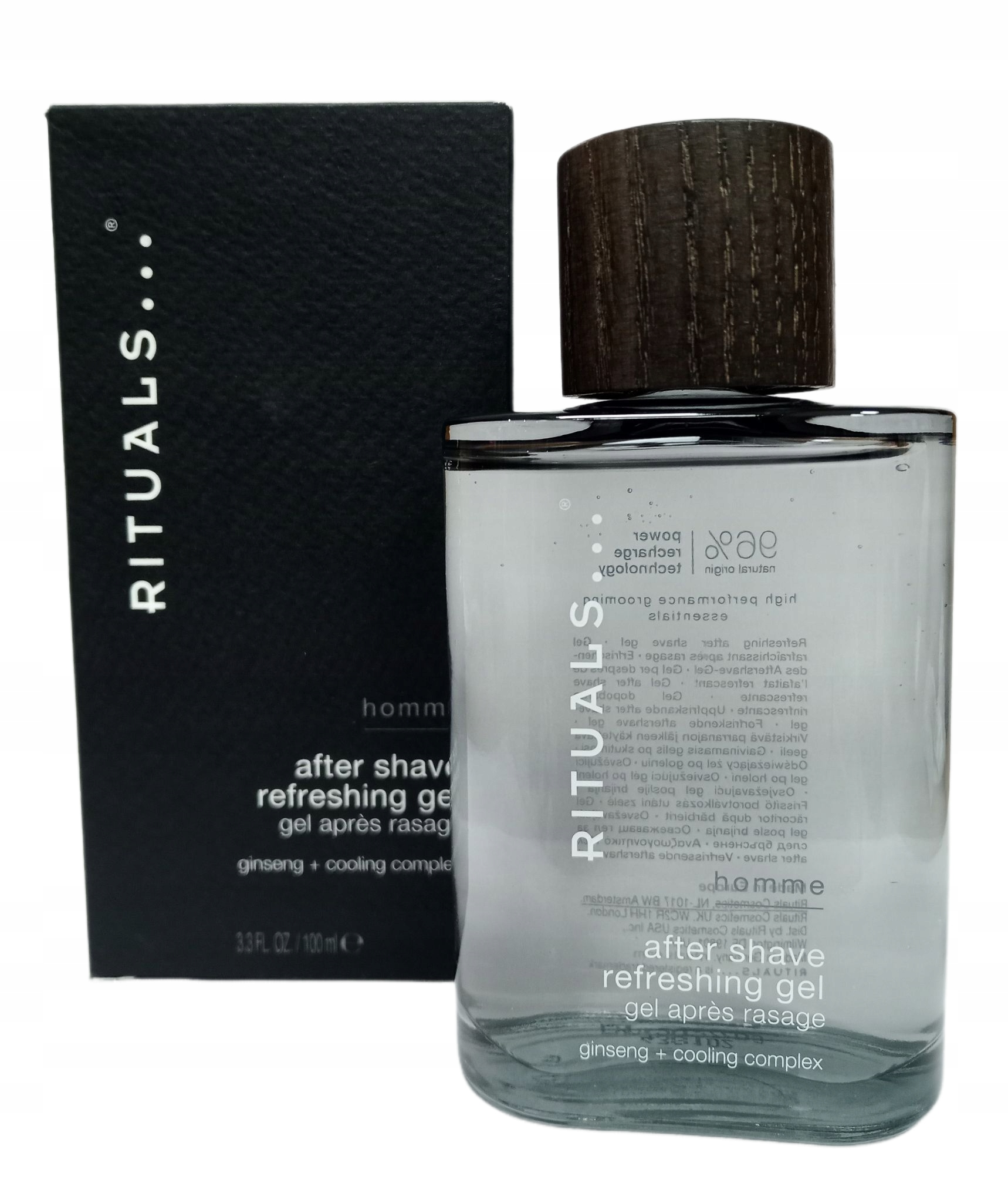 RITUALS HOMME AFTER SHAVE REFRESHING GEL 100ML – Luksusowy żel po goleniu dla mężczyzn