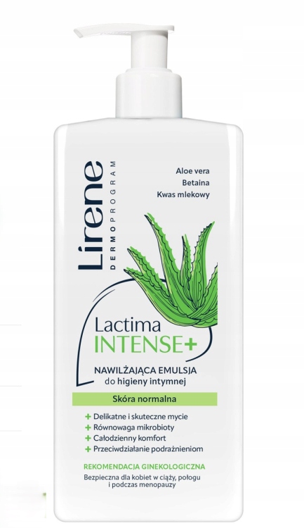 Lirene Lactima Intense+ Emulsja do higieny intymnej 300ml – Komfort i świeżość na co dzień