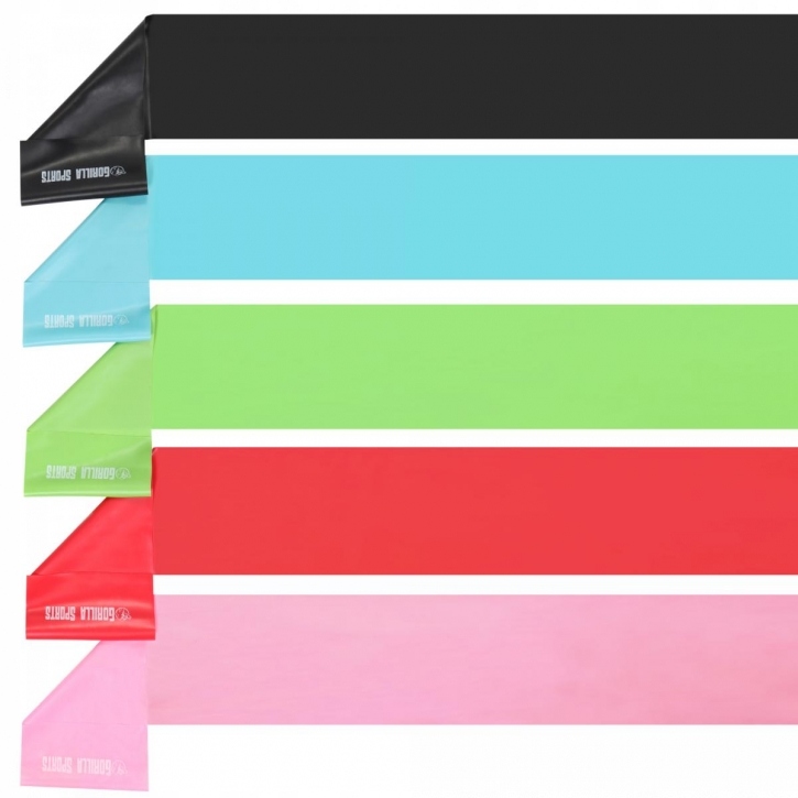 Zestaw 5 taśm oporowych 120 cm – Idealny wybór dla każdego sportowca