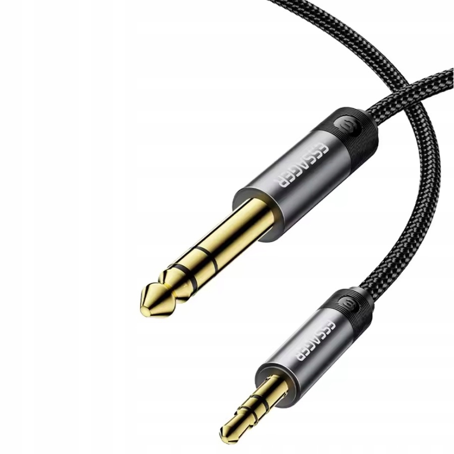 Kabel audio ESSAGER ES-YP26 3,5 mm do 6,35 mm – Idealne połączenie dla Twojego sprzętu