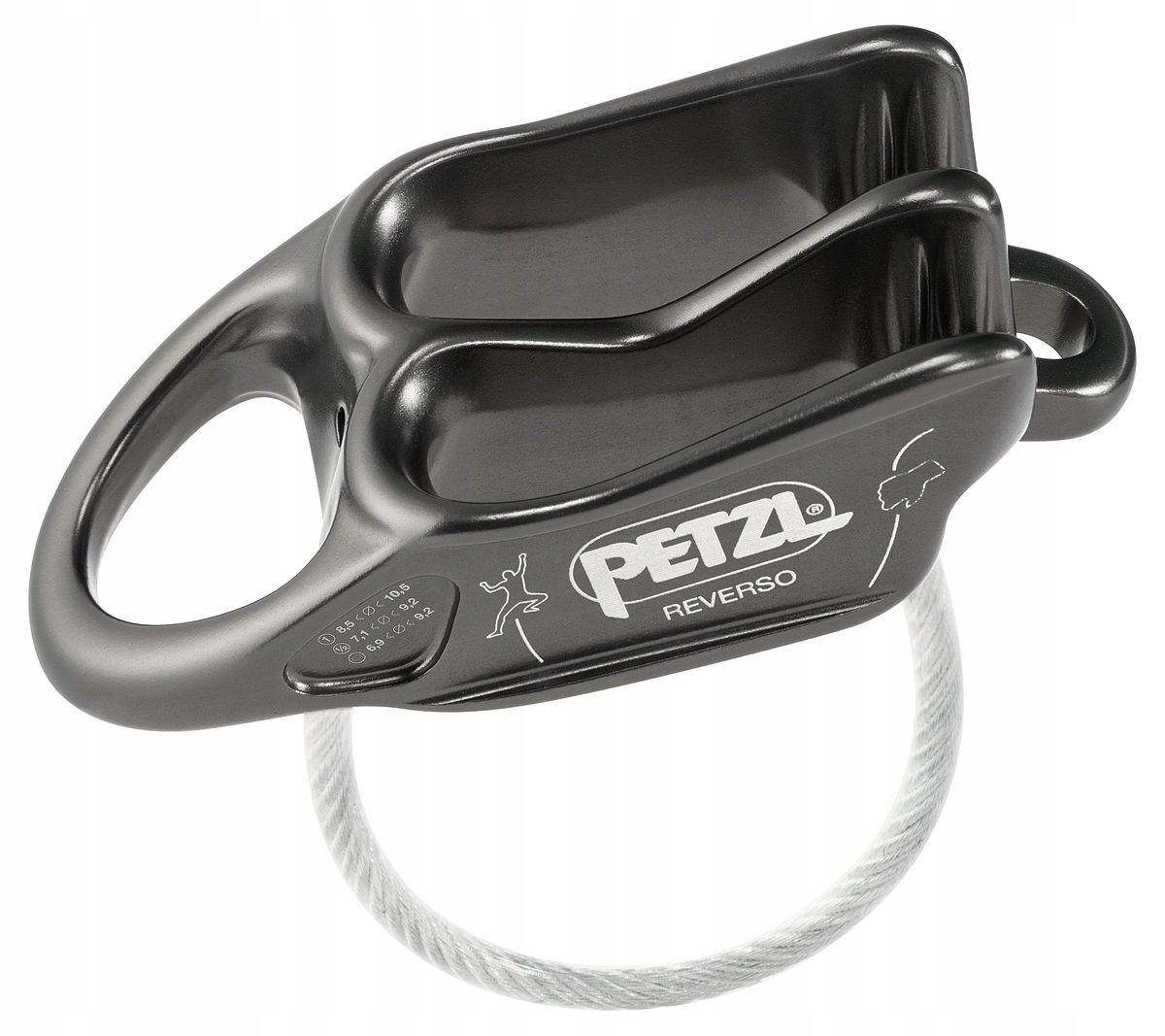 Przyrząd asekuracyjno-zjazdowy Petzl REVERSO Aluminium – Bezpieczna wspinaczka