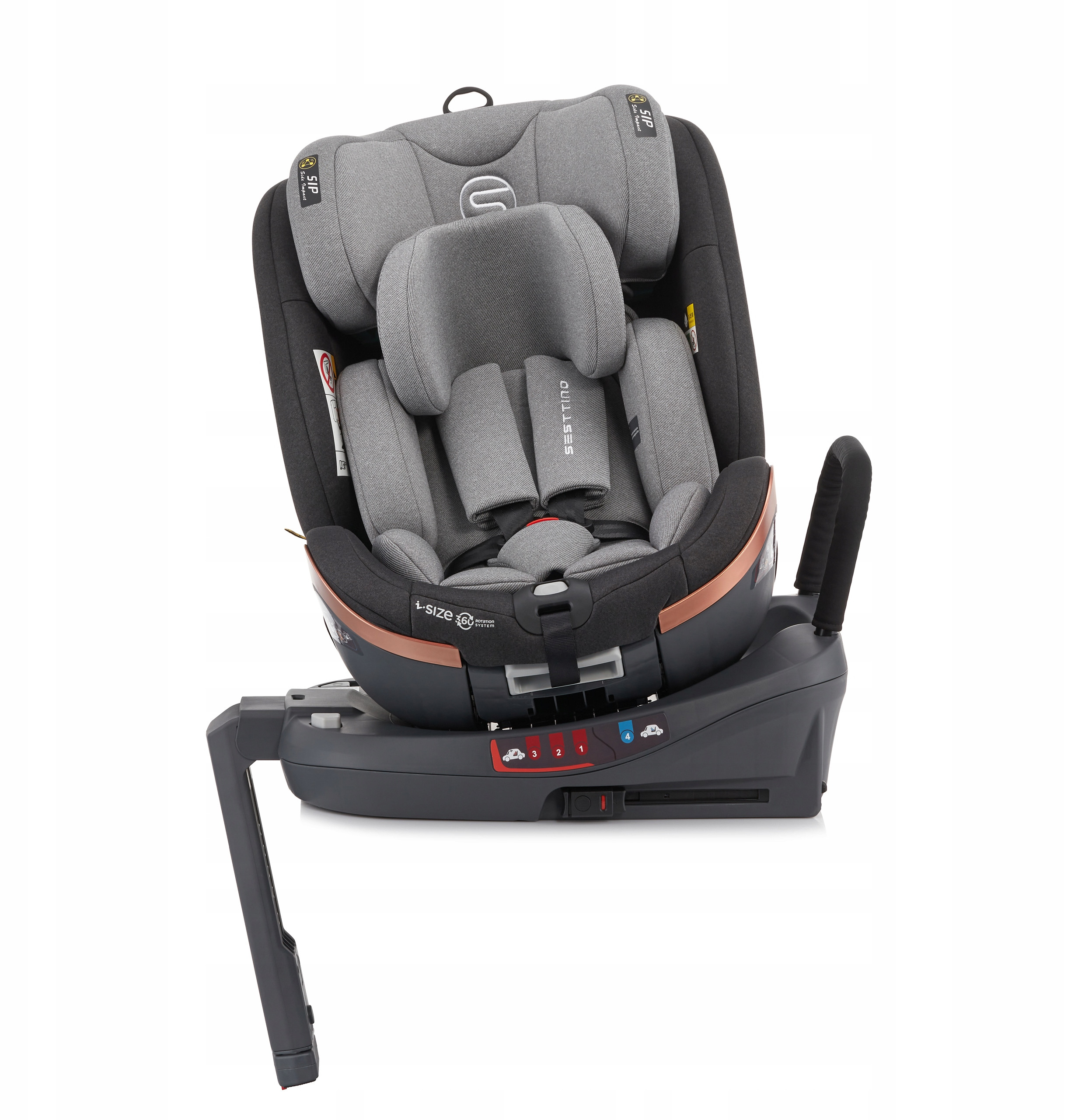Fotelik Samochodowy Sesttino Extender 0-36kg i-Size – Bezpieczna podróż dla Twojego dziecka