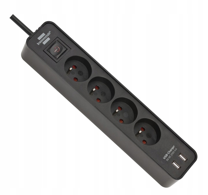 Listwa zasilająca Ecolor z USB Brennenstuhl 1153244006 – Elegancja i funkcjonalność w jednym