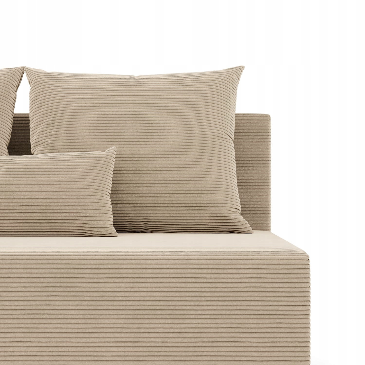 Miękkie poduszki i szerokie podłokietniki