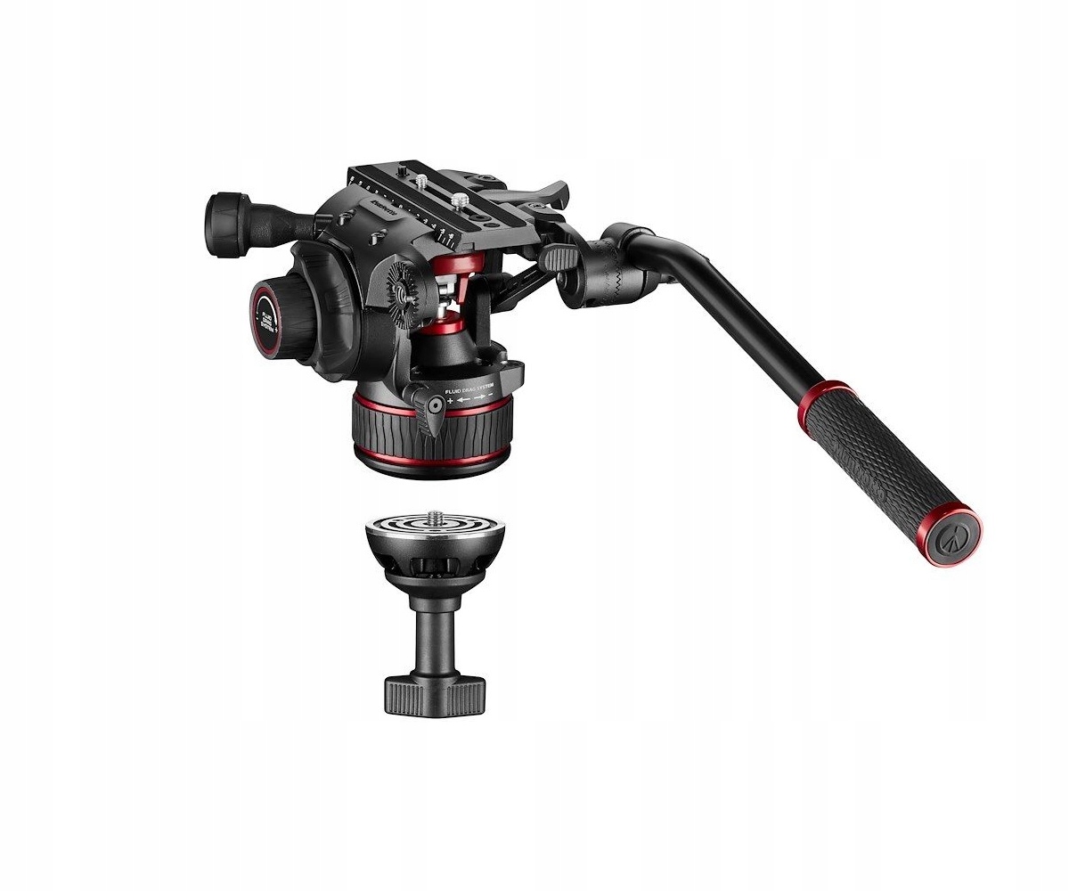 Głowica Manfrotto Nitrotech 608 – Płynna regulacja przeciwwagi