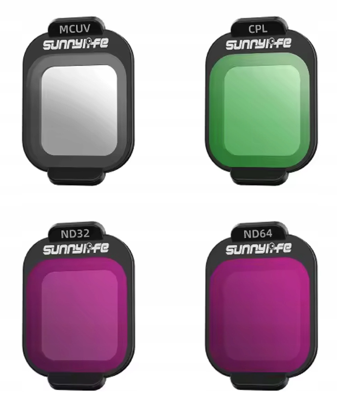 Zestaw Filtrów Polaryzacyjny CPL Ultrafioletowy MCUV Szary ND32 ND64 do Drona DJI FLIP + Etui – Idealne rozwiązanie dla entuzjastów fotografii